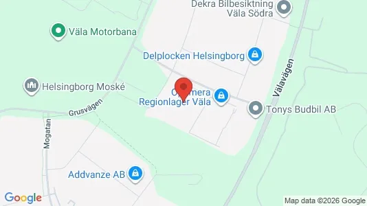 Kantorruimte te huur i Helsingborg - Foto uit Google Street View