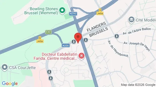 Gewerbeflächen zur Miete i Brüssel Jette – Foto von Google Street View