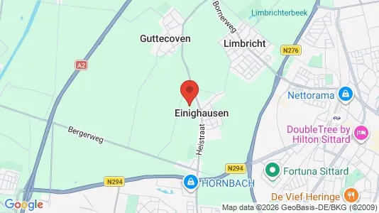 Shops for rent i Sittard-Geleen - kort over placeringen