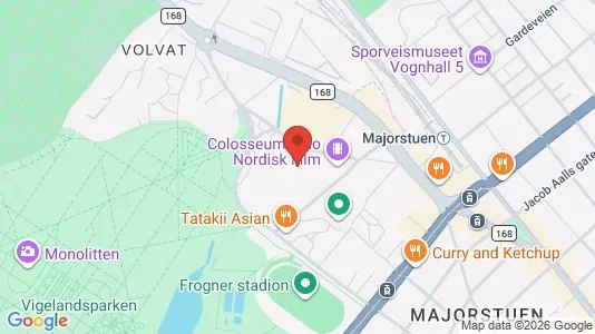 Büros zur Miete i Oslo Frogner – Foto von Google Street View
