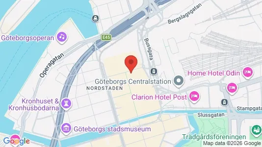 Kontorlokaler til leje i Gøteborg Centrum - Foto fra Google Street View