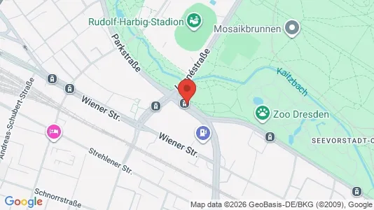 Office spaces for rent i Dresden - kort over placeringen