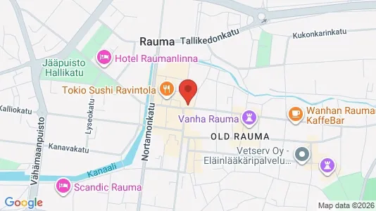 Liikekiinteistöt Vuokrattavana i Rauma - Kuva Google Street Viewstä