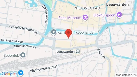 Office spaces for rent i Leeuwarden - kort over placeringen