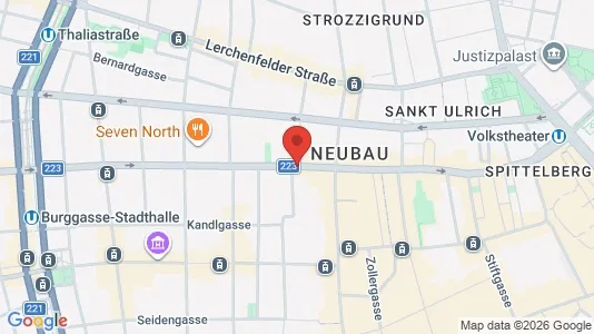 Büros zur Miete i Wien Neubau - kort over placeringen