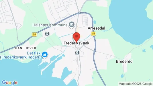 Kaupat Vuokrattavana i Frederiksværk - Kuva Google Street Viewstä