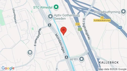Toimistotilat Vuokrattavana i Johanneberg - kort over placeringen