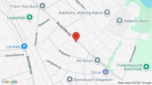 Liikekiinteistöt Myynnissä i Frederikssund - Kuva Google Street Viewstä