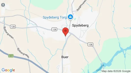 Liikekiinteistöt Vuokrattavana i Spydeberg - Kuva Google Street Viewstä