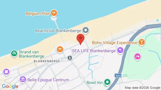 Lokaler til leje i Blankenberge - Foto fra Google Street View
