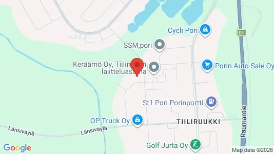 Lager til leie i Pori – Bilde fra Google Street View