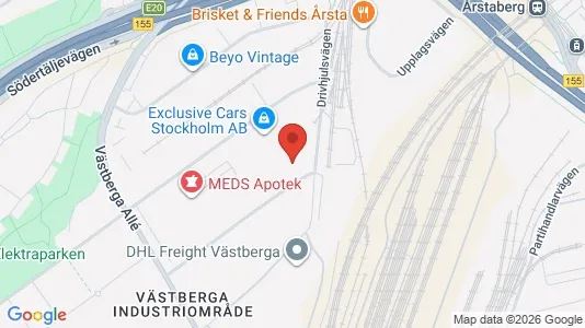 Kontorslokaler för uthyrning i Söderort - kort over placeringen