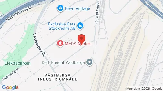 Kontorslokaler för uthyrning i Söderort - kort over placeringen