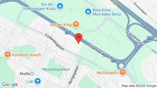 Kontorslokaler för uthyrning i Västerort - kort over placeringen