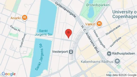 Büros zur Miete i Vesterbro - kort over placeringen