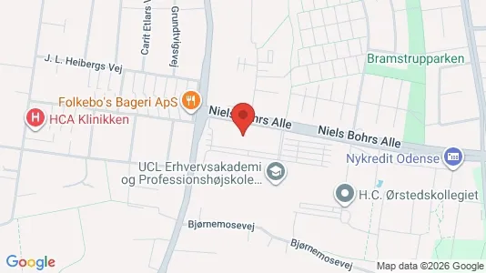 Büros zur Miete i Odense M – Foto von Google Street View