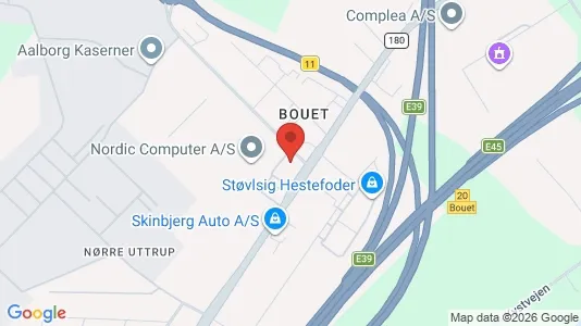 Office spaces for rent i Nørresundby - kort over placeringen