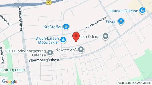 Lager zur Miete i Odense M – Foto von Google Street View