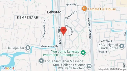 Liikekiinteistöt Vuokrattavana i Lelystad - Kuva Google Street Viewstä