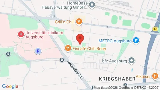 Kontorslokaler för uthyrning i Augsburg – Foto från Google Street View