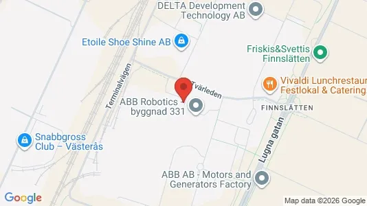 Industrilokaler för uthyrning i Västerås – Foto från Google Street View