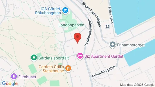 Büros zur Miete i Gärdet/Djurgården – Foto von Google Street View