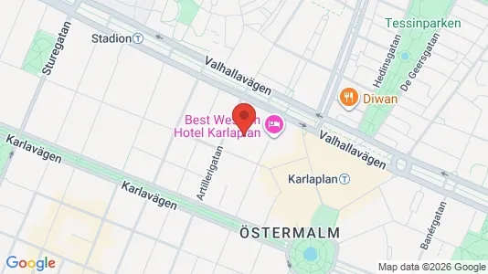 Büros zur Miete i Östermalm – Foto von Google Street View