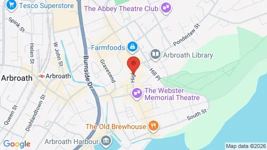 Liikekiinteistöt Vuokrattavana i Arbroath - Angus - Kuva Google Street Viewstä