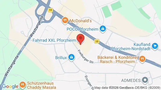 Bedrijfsruimtes te huur i Pforzheim - Foto uit Google Street View