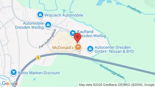 Commercial properties for rent i Dresden - kort over placeringen