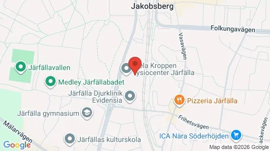 Kontorlokaler til leje i Järfälla - kort over placeringen