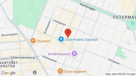 Office spaces for rent i Östermalm - Photo from Google Street View