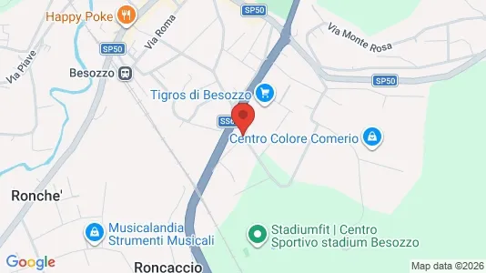 Varastot Vuokrattavana i Besozzo - Kuva Google Street Viewstä