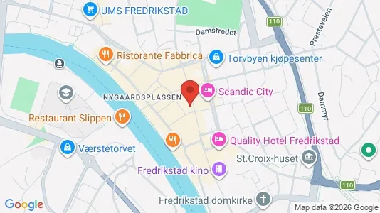 Kontorlokaler til leje i Fredrikstad - Foto fra Google Street View
