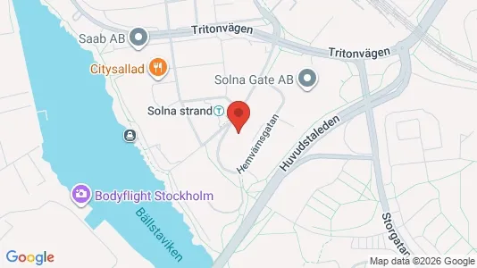 Toimistotilat Vuokrattavana i Solna - Kuva Google Street Viewstä