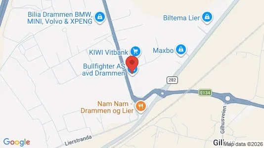 Toimistotilat Vuokrattavana i Lier - Kuva Google Street Viewstä