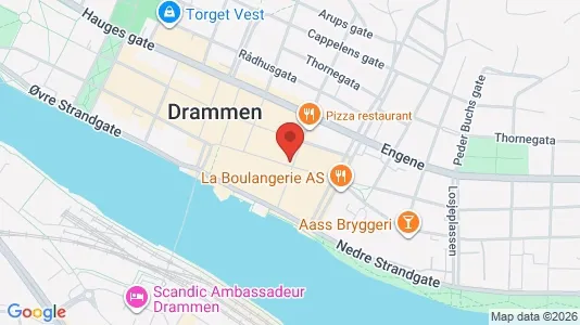 Büros zur Miete i Drammen – Foto von Google Street View