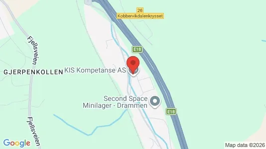 Kantorruimte te huur i Drammen - Foto uit Google Street View