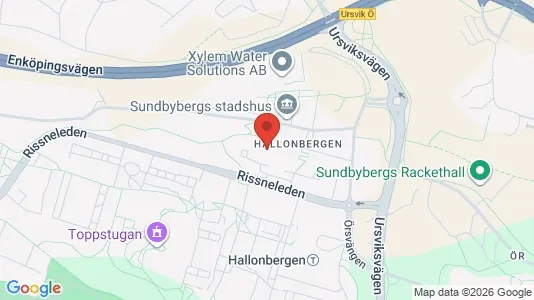 Kontorer til leie i Sundbyberg - kort over placeringen
