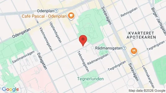 Lokale biurowe Do wynajęcia i Vasastan - kort over placeringen