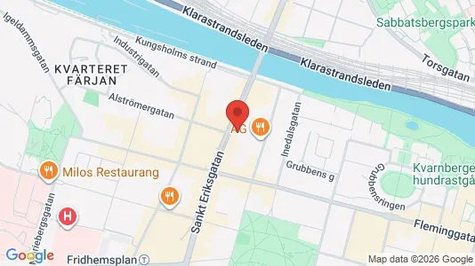 Gewerbeflächen zur Miete i Kungsholmen - kort over placeringen