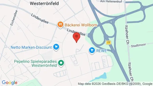 Almacenes En alquiler i Rendsburg-Eckernförde - kort over placeringen