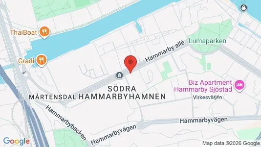 Büros zur Miete i Hammarbyhamnen – Foto von Google Street View