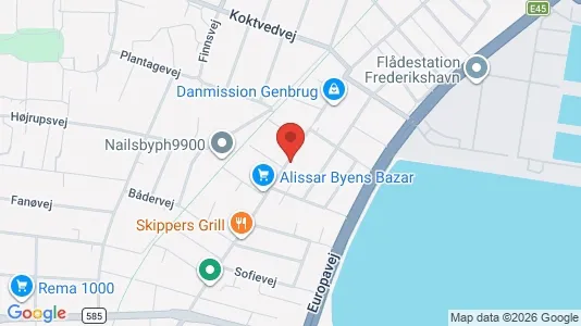 Lokaler til salg i Frederikshavn - Foto fra Google Street View