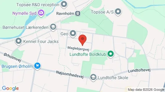Büros zur Miete i Kongens Lyngby - kort over placeringen