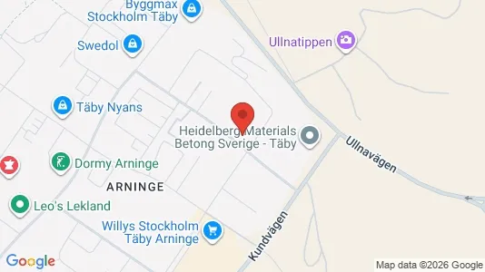 Nieruchomości komercyjne Na sprzedaż i Täby - kort over placeringen
