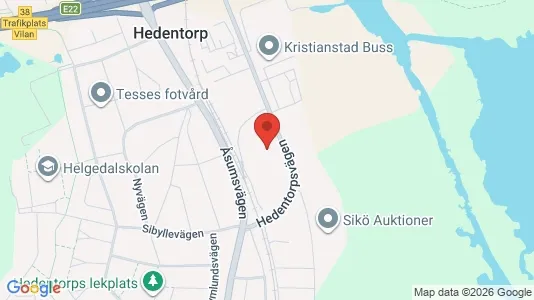 Office spaces for rent i Kristianstad - Photo from Google Street View