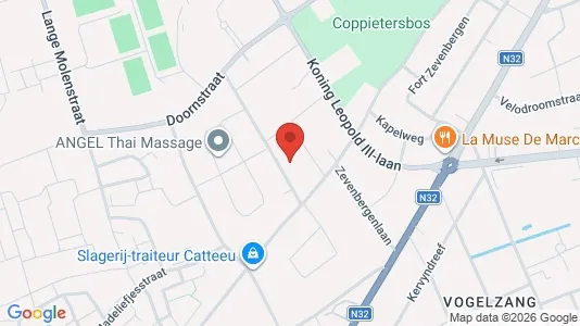 Office spaces for rent i Brugge - kort over placeringen