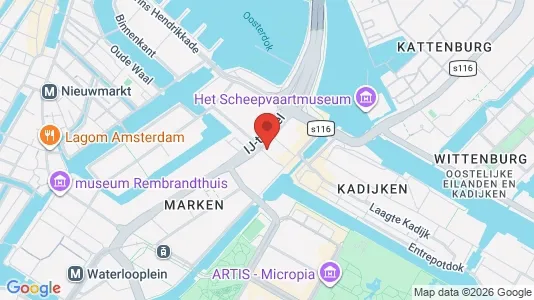 Kontorlokaler til leje i Amsterdam Centrum - Foto fra Google Street View
