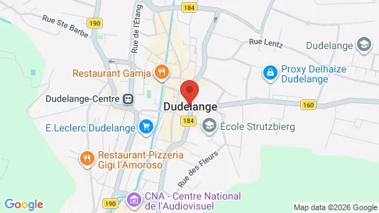 Lager zur Miete i Dudelange – Foto von Google Street View